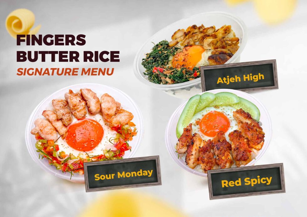 Menu Fingers Butter Rice